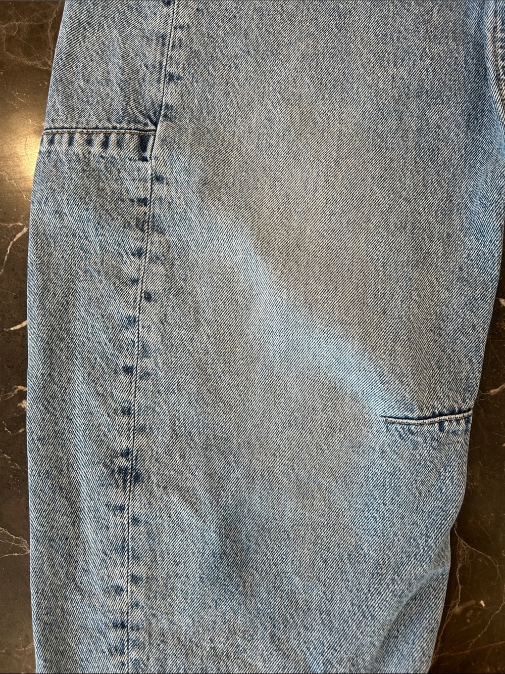 rag & bone Light Blue Barrel Jeans - Picture 3 of 11